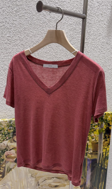 N BROWN東大門代購女裝新品熱賣時尚人氣真品26春夏T恤天絲N BROWNT恤圖色3