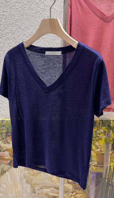 N BROWN東大門代購女裝新品熱賣時尚人氣真品26春夏T恤天絲N BROWNT恤圖色4