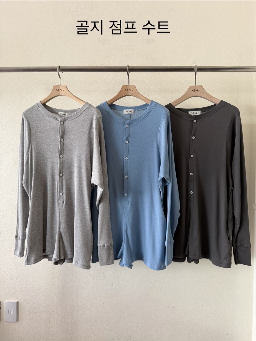 MENG東大門代購女士新品休閑熱賣人氣推薦26春夏連體褲羅紋MENG連體褲