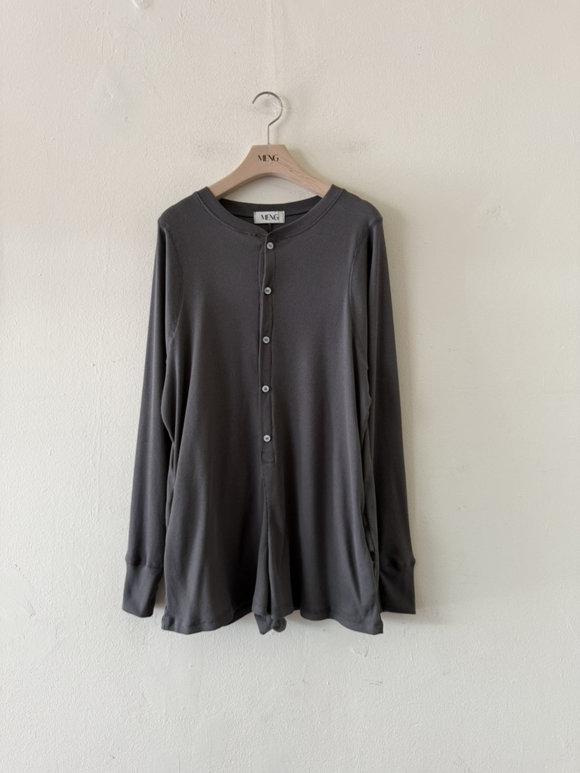 MENG東大門代購女士新品休閑熱賣人氣推薦26春夏連體褲羅紋MENG連體褲圖色3