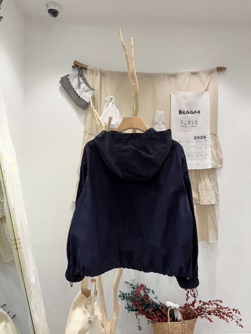 BLOOM東大門實拍女士新品推薦熱賣26春夏休閑時尚夾克連帽BLOOM-S夾克