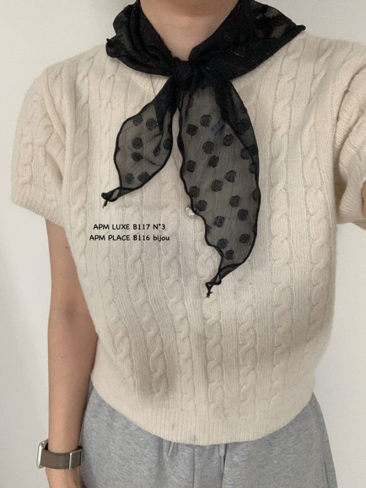 N3韓國直郵女裝新款熱賣真品26春夏時尚職業休閑圍巾披肩N3圍巾/披肩