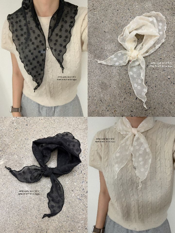 N3韓國直郵女裝新款熱賣真品26春夏時尚職業休閑圍巾披肩N3圍巾/披肩