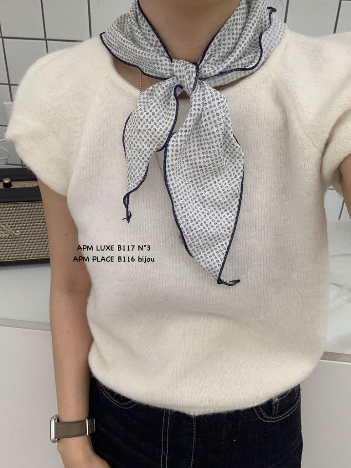 N3東大門代購女裝新品職業休閑時尚26春夏圍巾披肩花朵圍巾N3圍巾/披肩