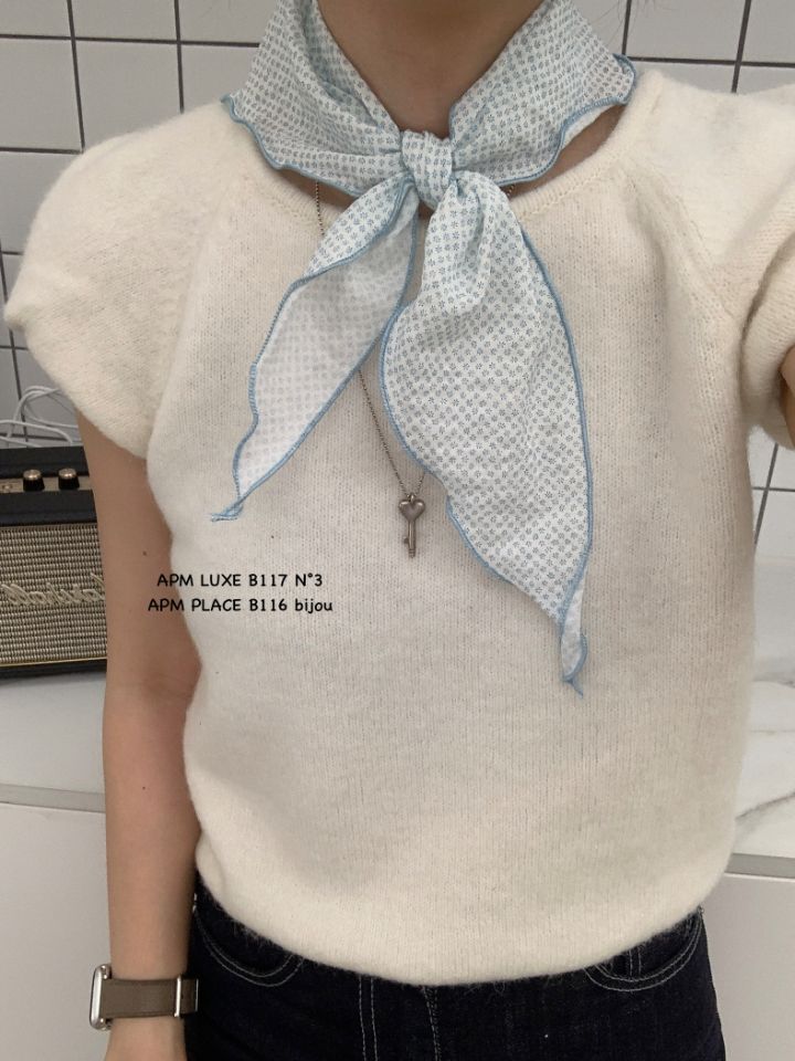 N3東大門代購女裝新品職業休閑時尚26春夏圍巾披肩花朵圍巾N3圍巾/披肩