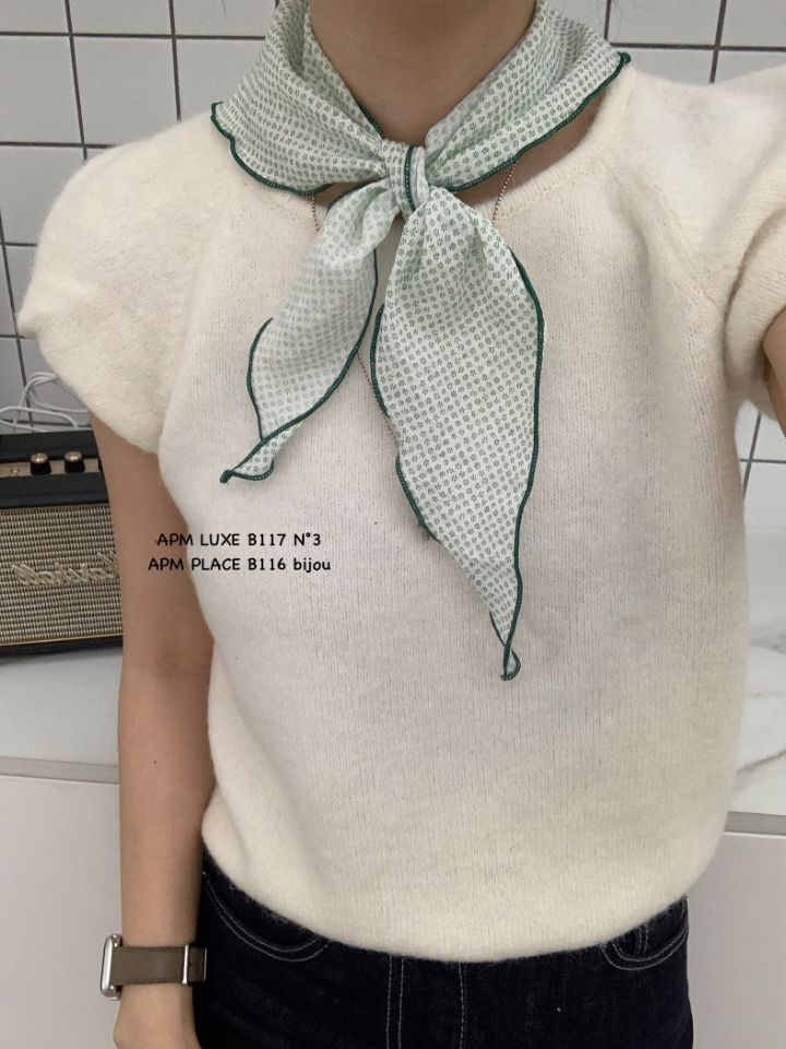 N3東大門代購女裝新品職業休閑時尚26春夏圍巾披肩花朵圍巾N3圍巾/披肩