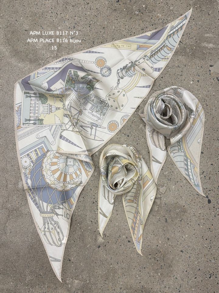 N3韓國代購女士新款推薦熱賣職業26春夏人氣圍巾披肩絲綢N3圍巾/披肩