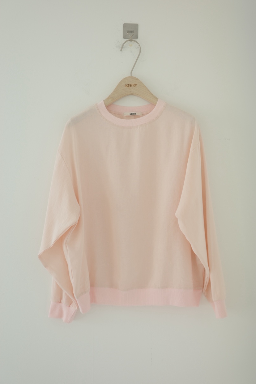 KERRY東大門代購女裝新品人氣時尚真品26春夏長袖T恤亞麻KERRY長袖T恤圖色2