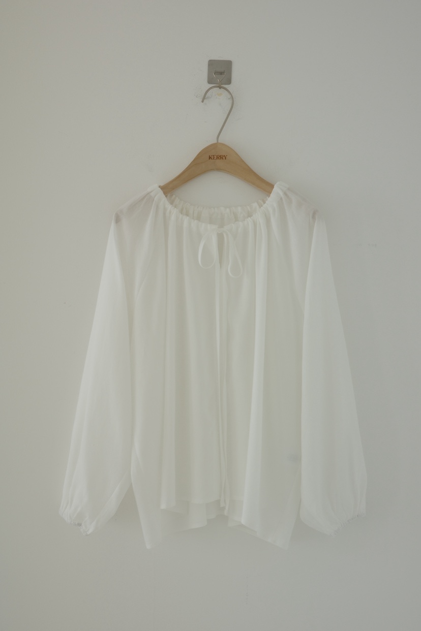 KERRY東大門實拍女士新款人氣時尚職業襯衫蕾絲衫亞麻布褶皺KERRY襯衫/蕾絲衫圖色1