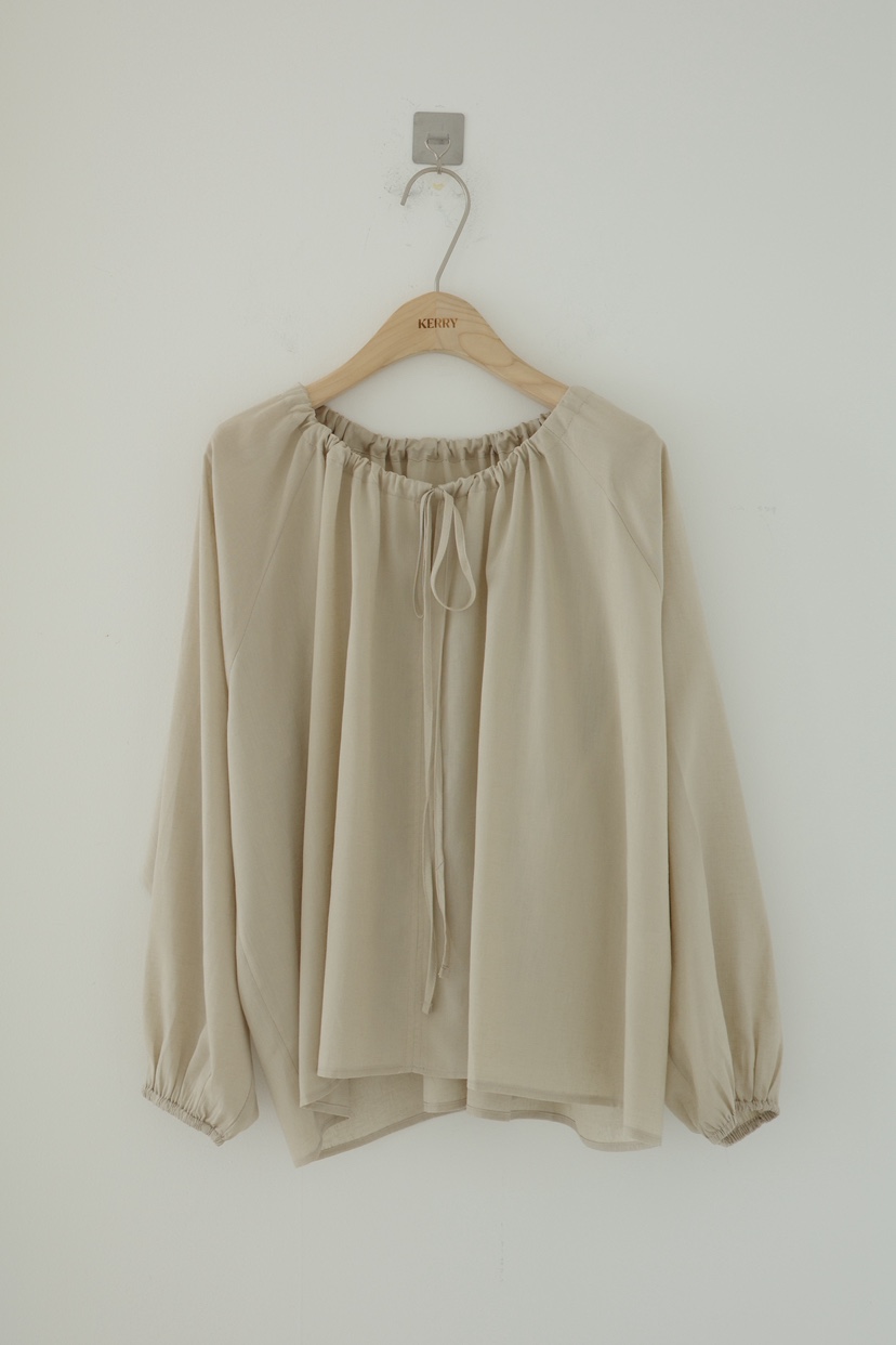 KERRY東大門實拍女士新款人氣時尚職業襯衫蕾絲衫亞麻布褶皺KERRY襯衫/蕾絲衫圖色2