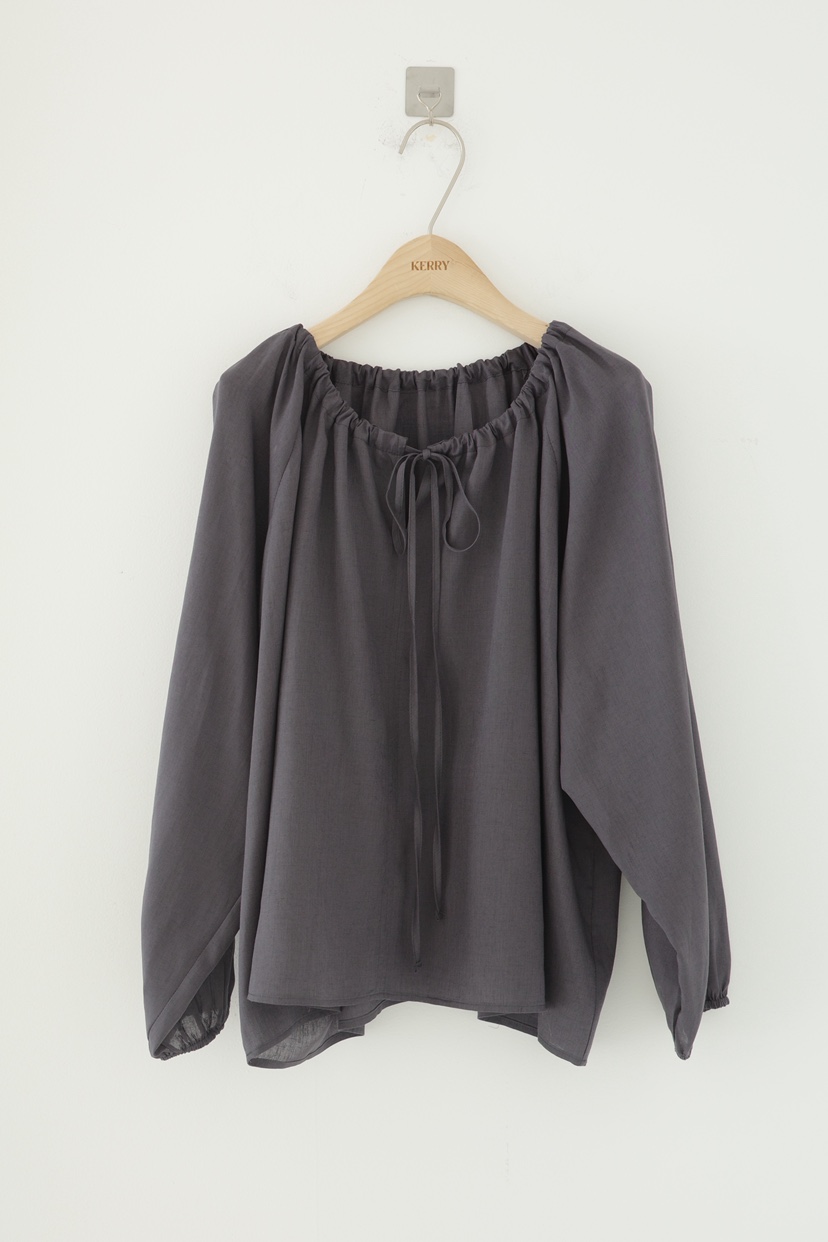 KERRY東大門實拍女士新款人氣時尚職業襯衫蕾絲衫亞麻布褶皺KERRY襯衫/蕾絲衫圖色4