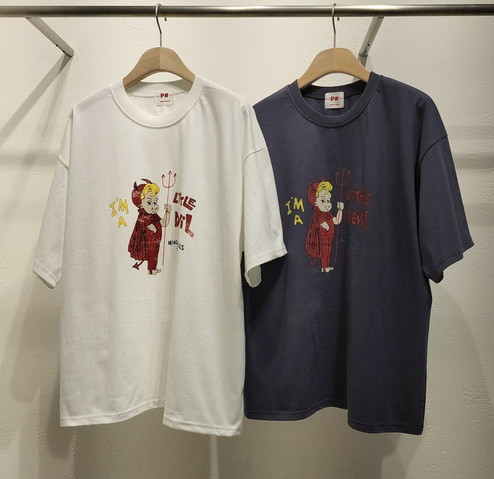 P.SHOP東大門代購女裝新款職業熱賣推薦真品休閑時尚T恤P.SHOPT恤圖色2左二色