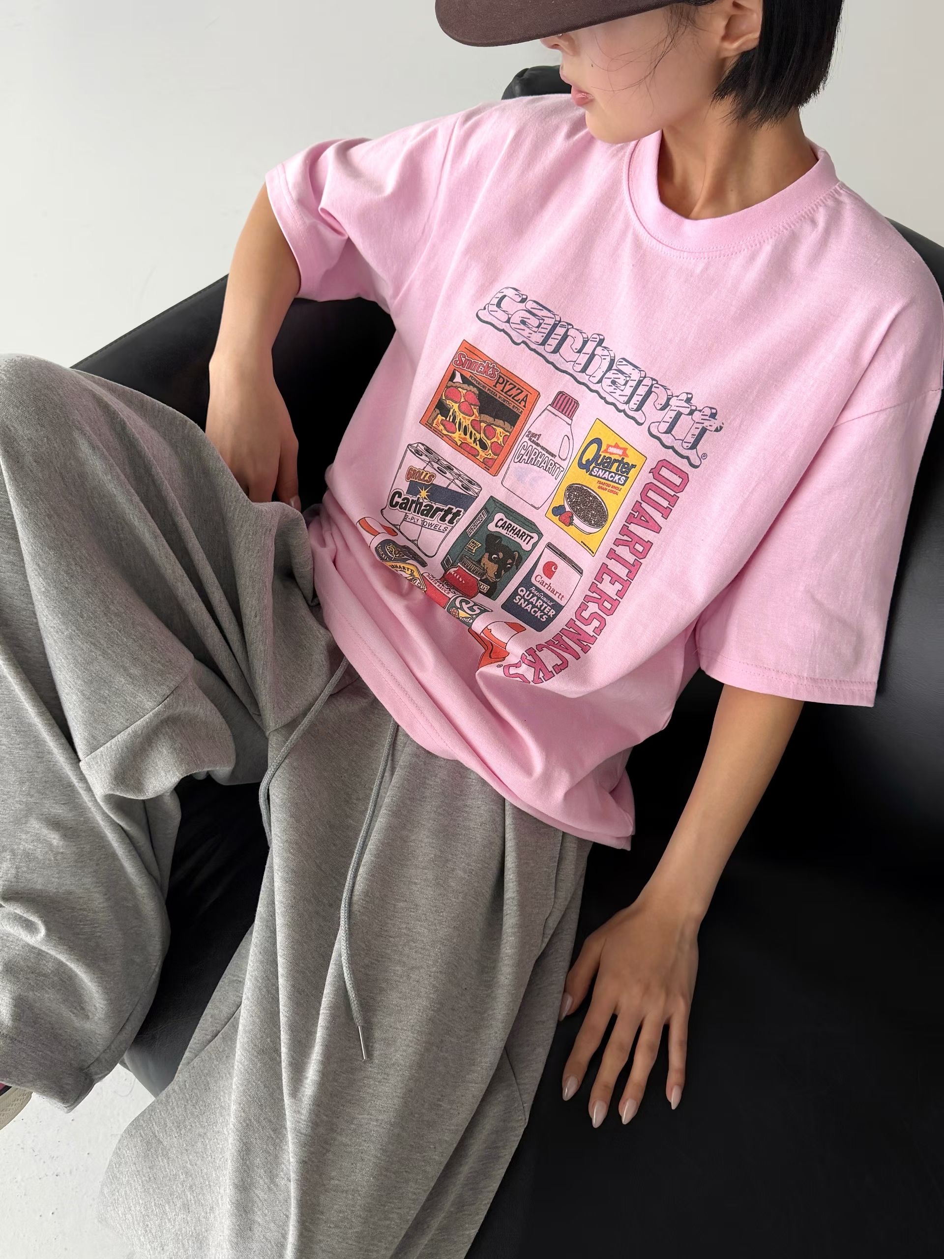 P.SHOP東大門實拍女裝新款真品人氣職業時尚推薦休閑T恤P.SHOPT恤