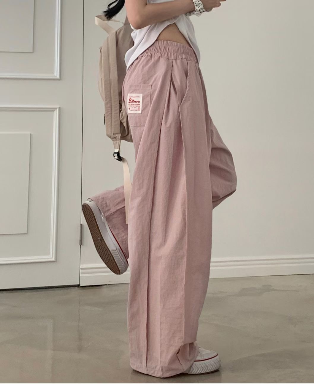 P.SHOP東大門代購女裝新款時尚熱賣26春夏真品職業休閑褲P.SHOP休閑褲