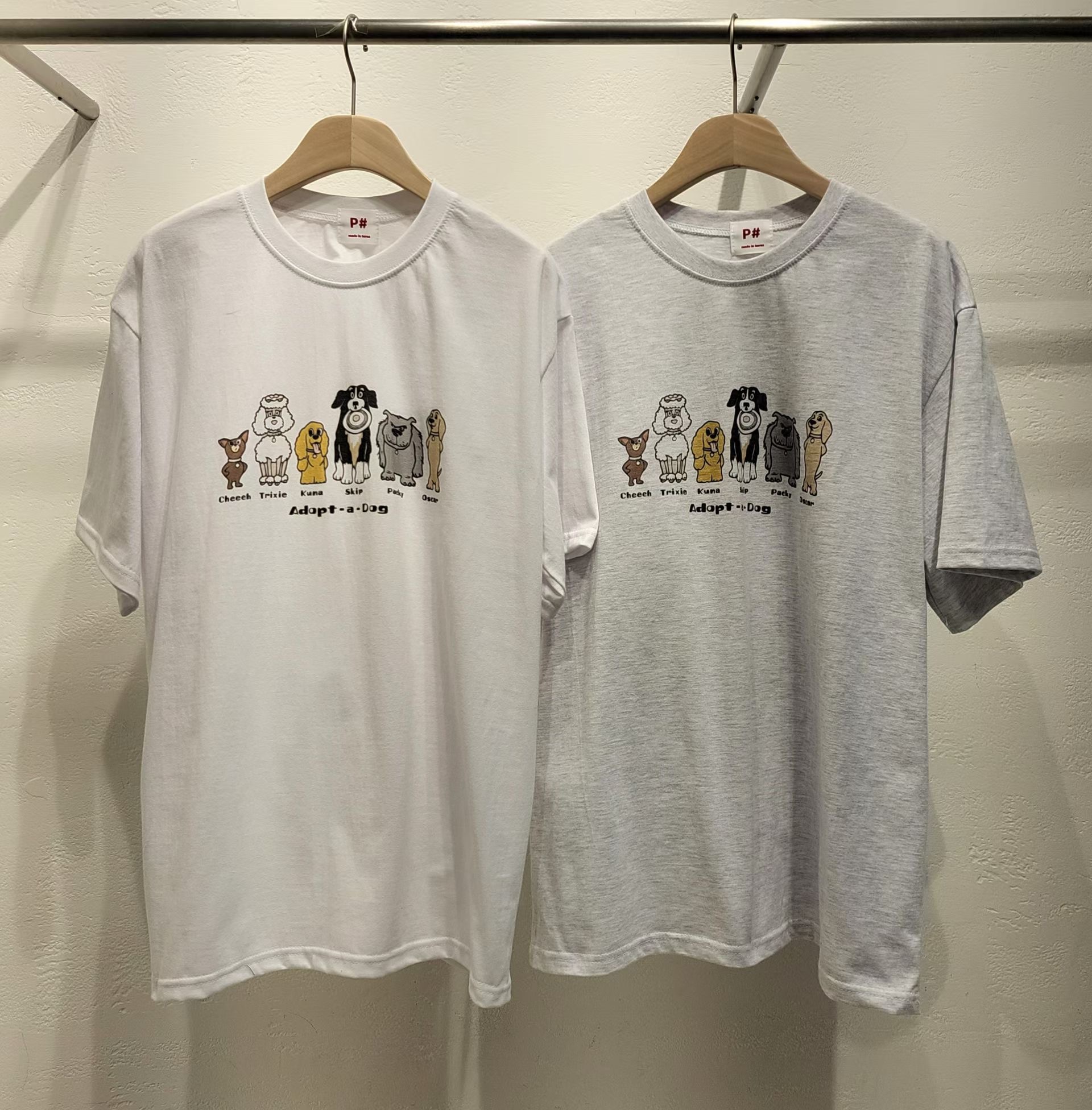 P.SHOP韓國直郵女裝新品推薦時尚人氣真品熱賣休閑職業T恤P.SHOPT恤圖色2左二色