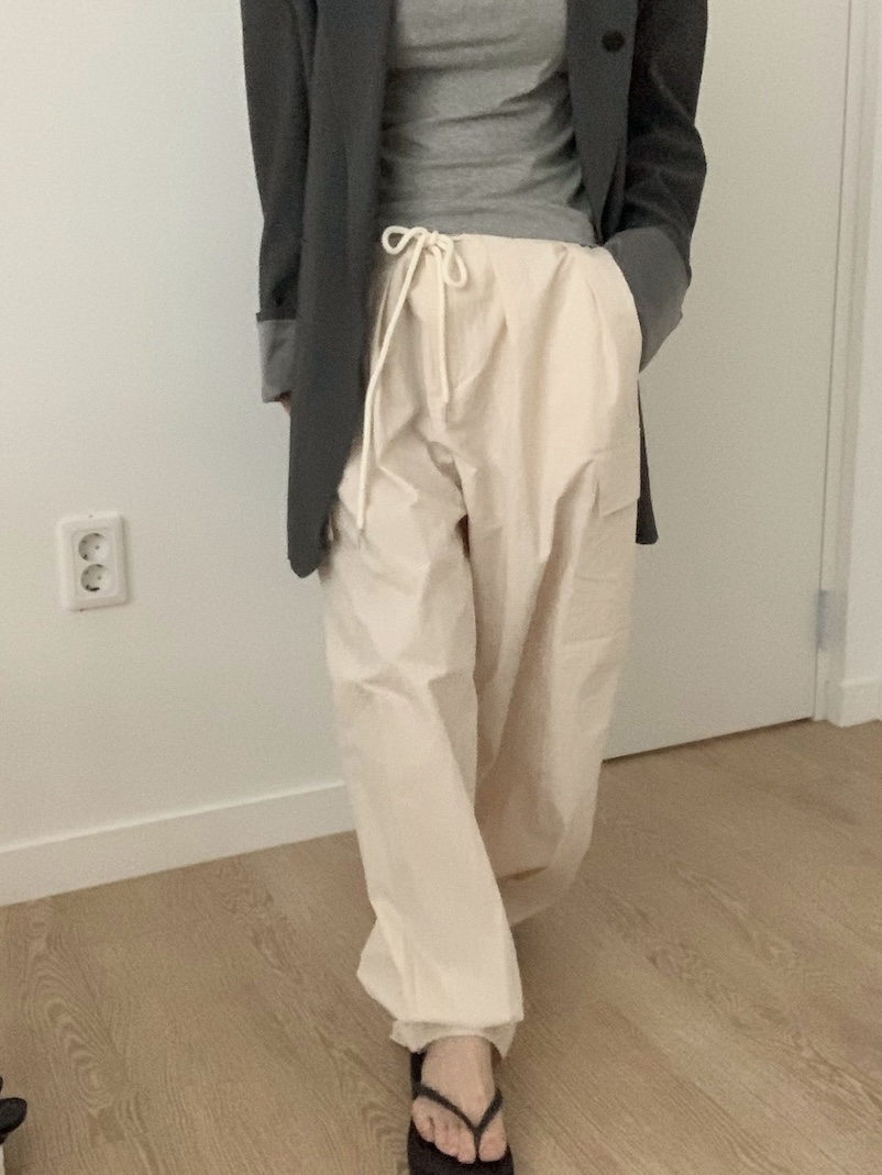 PLANTS ON GRAY東大門代購女裝新款休閑熱賣人氣休閑褲PLANTS ON GRAY休閑褲