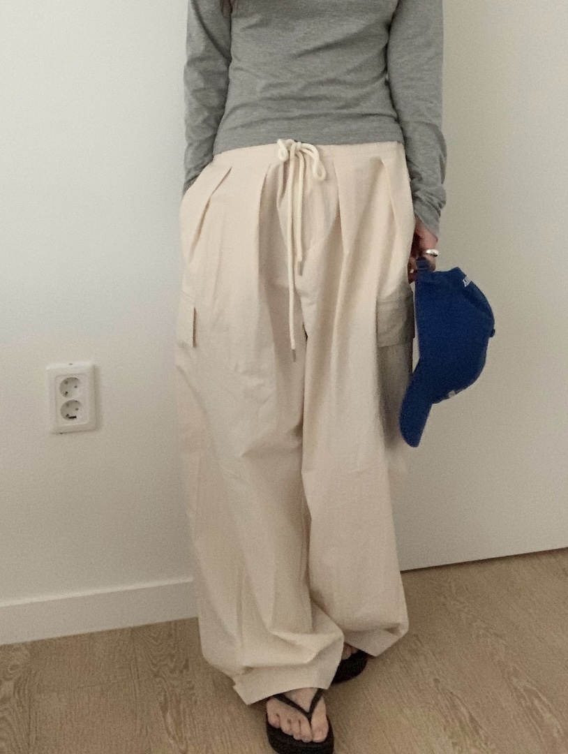 PLANTS ON GRAY東大門代購女裝新款休閑熱賣人氣休閑褲PLANTS ON GRAY休閑褲