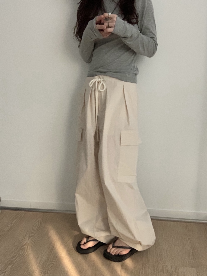 PLANTS ON GRAY東大門代購女裝新款休閑熱賣人氣休閑褲PLANTS ON GRAY休閑褲