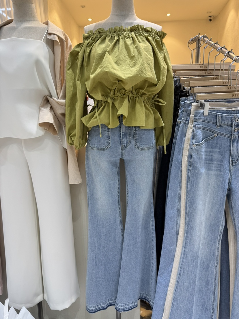 RIAH東大門代購女士新款真品熱賣26春夏推薦職業襯衫蕾絲衫RIAH襯衫/蕾絲衫