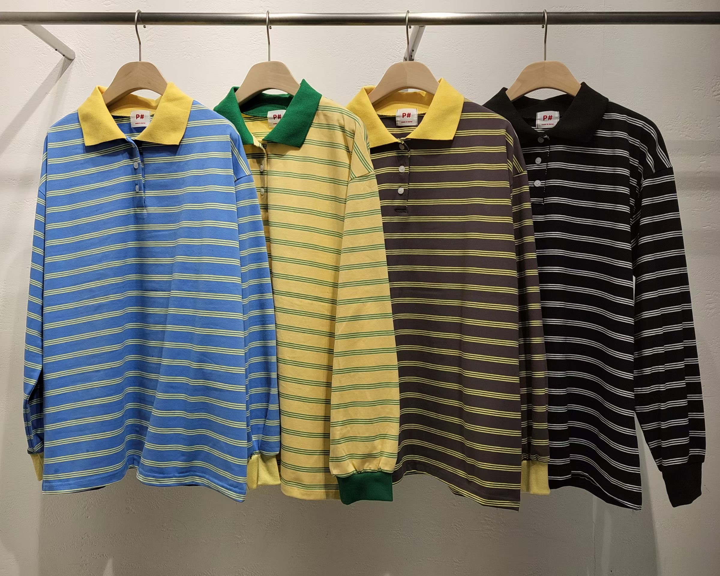 P.SHOP韓國直郵女裝新款時尚人氣26春夏休閑熱賣長袖T恤P.SHOP長袖T恤圖色3左三色