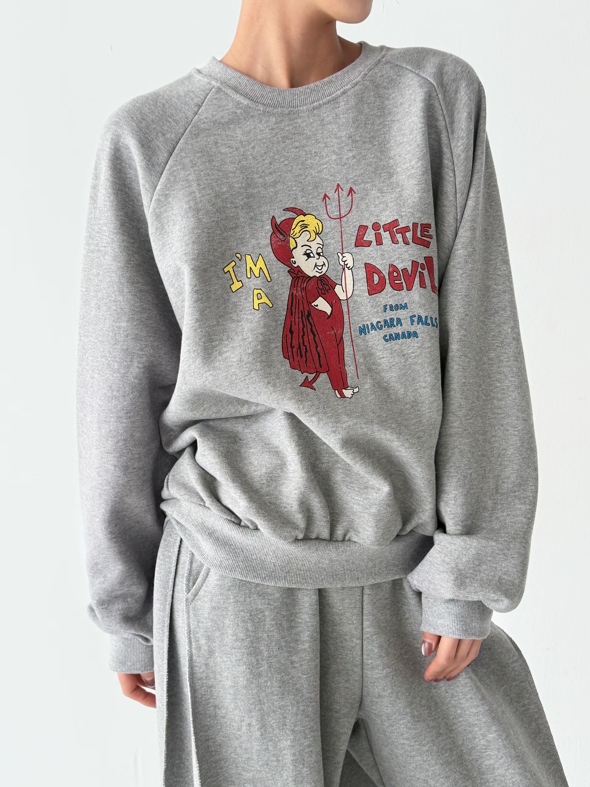 P.SHOP東大門直郵女裝新款時尚人氣26春夏熱賣職業休閑衛衣P.SHOP衛衣圖色1