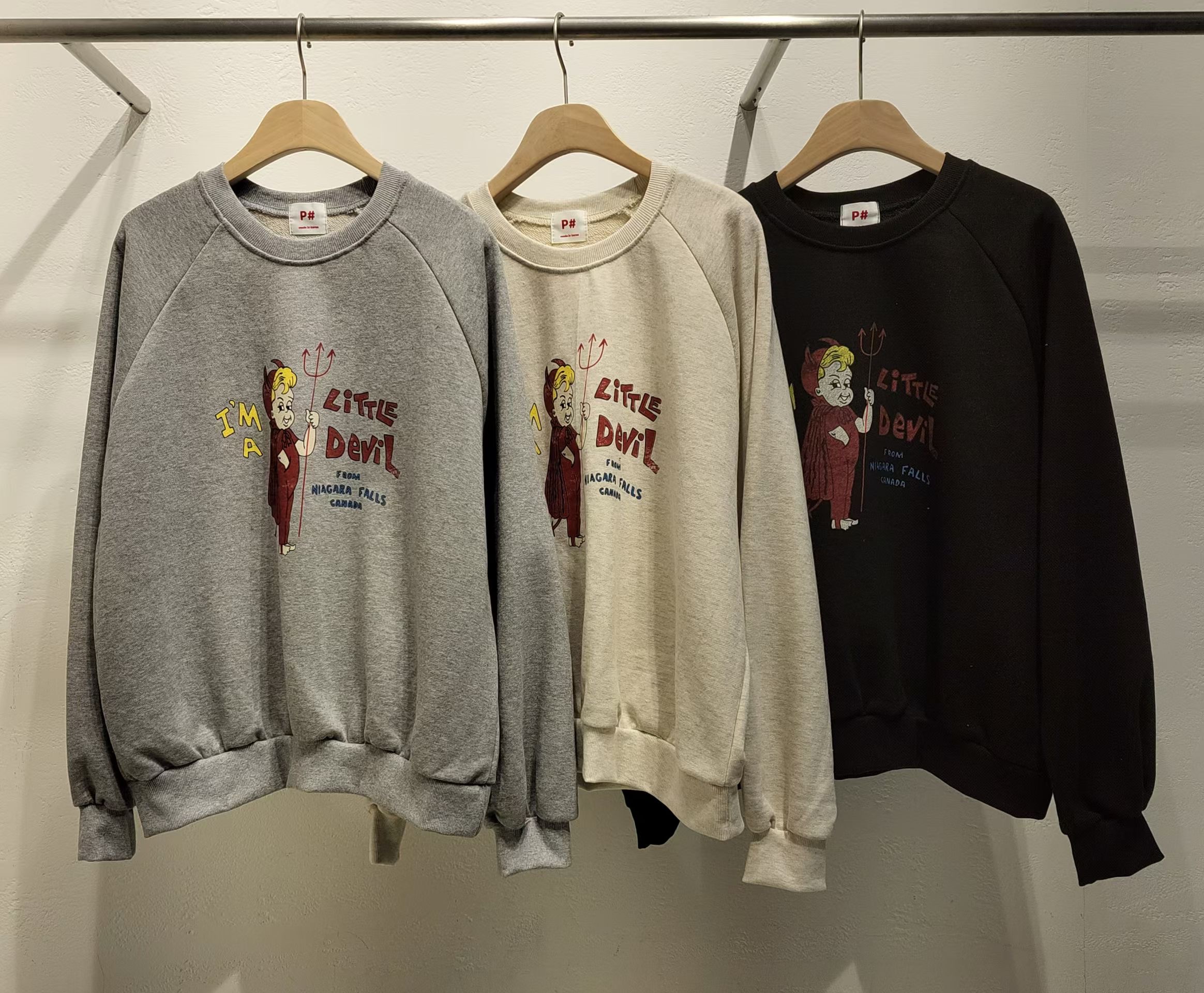 P.SHOP東大門直郵女裝新款時尚人氣26春夏熱賣職業休閑衛衣P.SHOP衛衣圖色2左二色