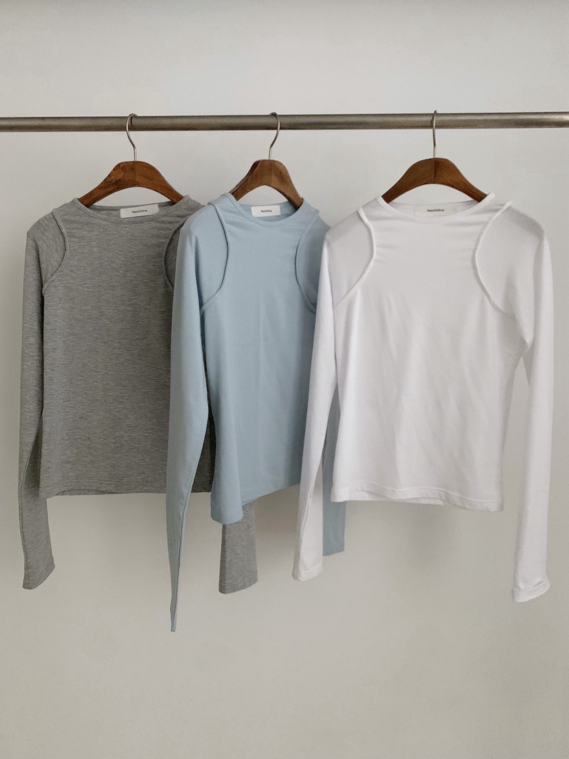 PLANTS ON GRAY東大門直郵女裝新品休閑人氣推薦長袖T恤PLANTS ON GRAY長袖T恤