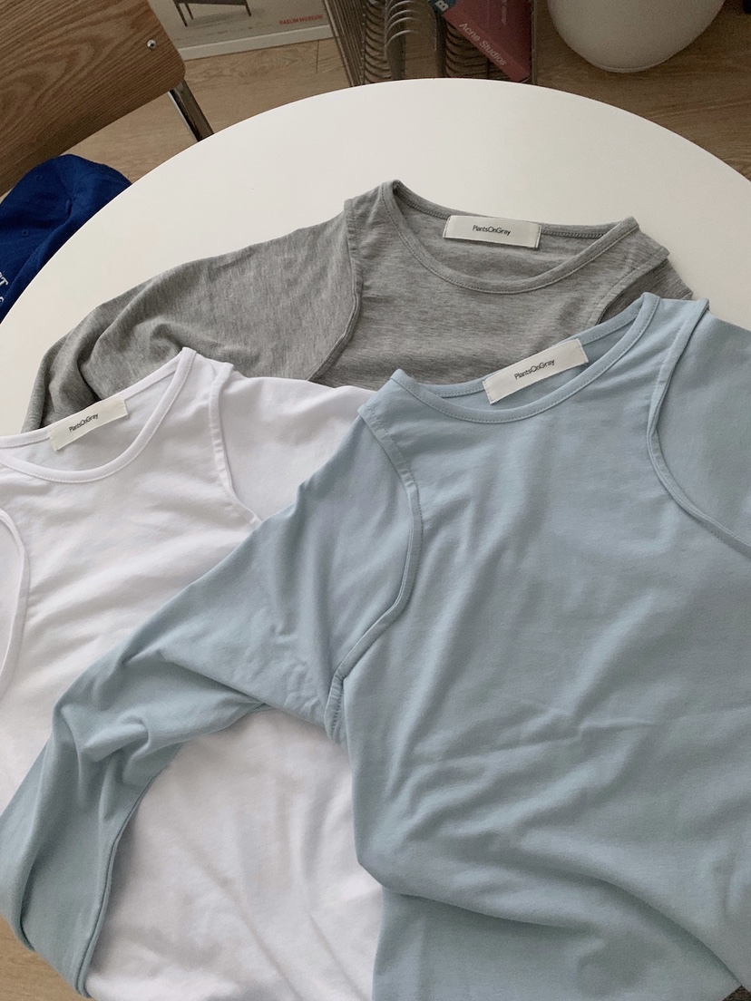 PLANTS ON GRAY東大門直郵女裝新品休閑人氣推薦長袖T恤PLANTS ON GRAY長袖T恤