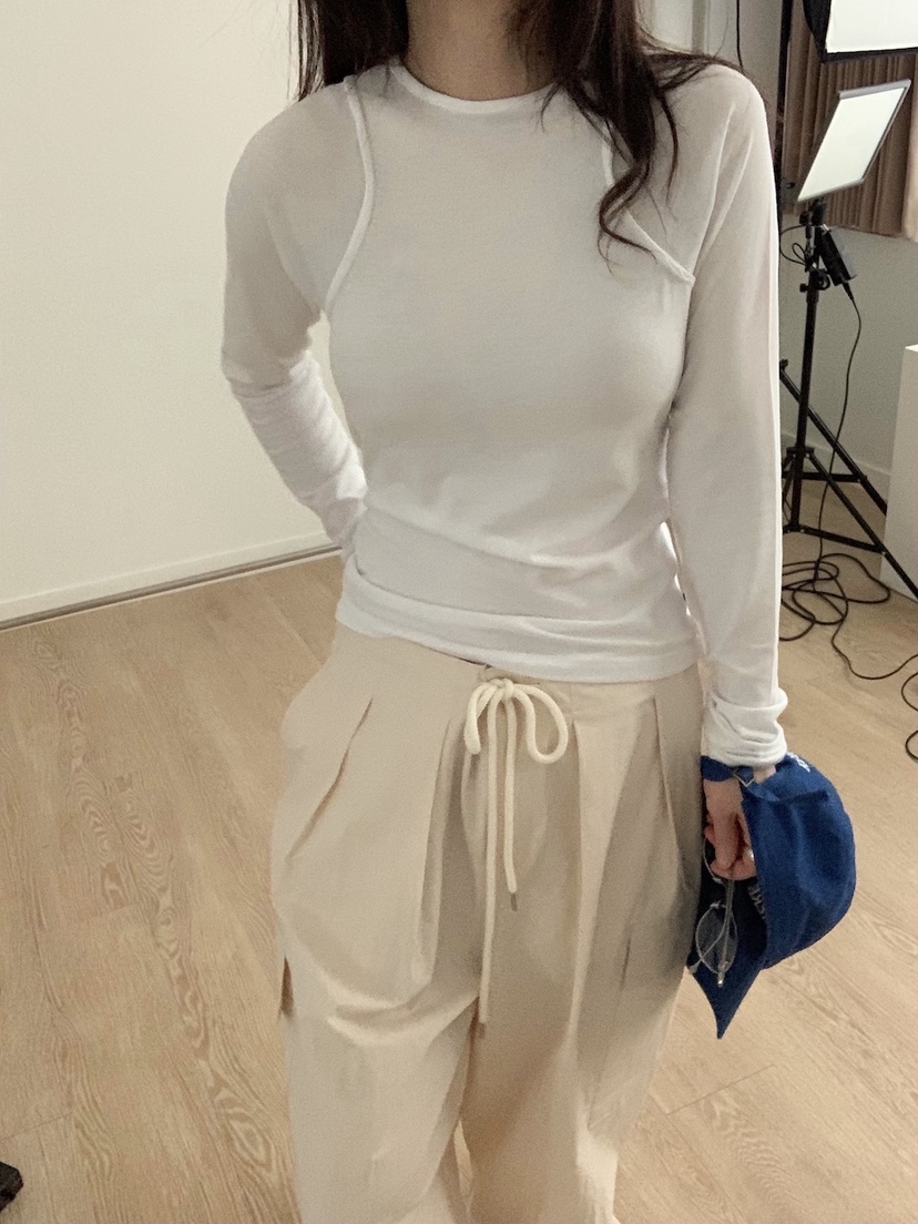 PLANTS ON GRAY東大門直郵女裝新品休閑人氣推薦長袖T恤PLANTS ON GRAY長袖T恤圖色2