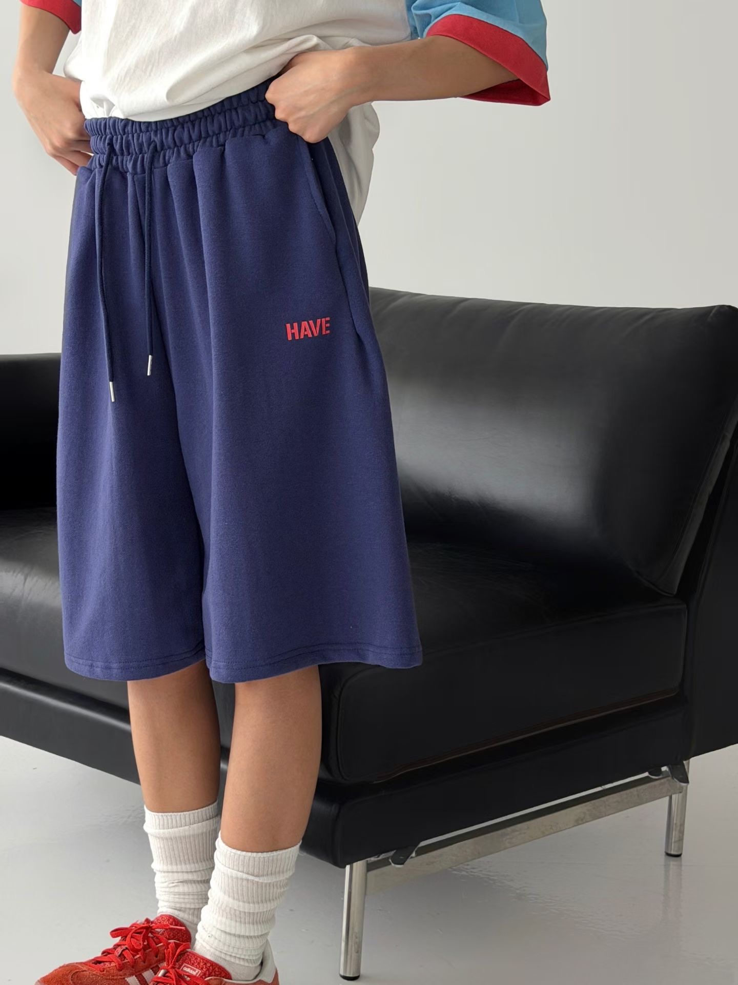 P.SHOP韓國直郵女裝新款職業熱賣推薦26春夏休閑時尚短褲P.SHOP短褲圖色1