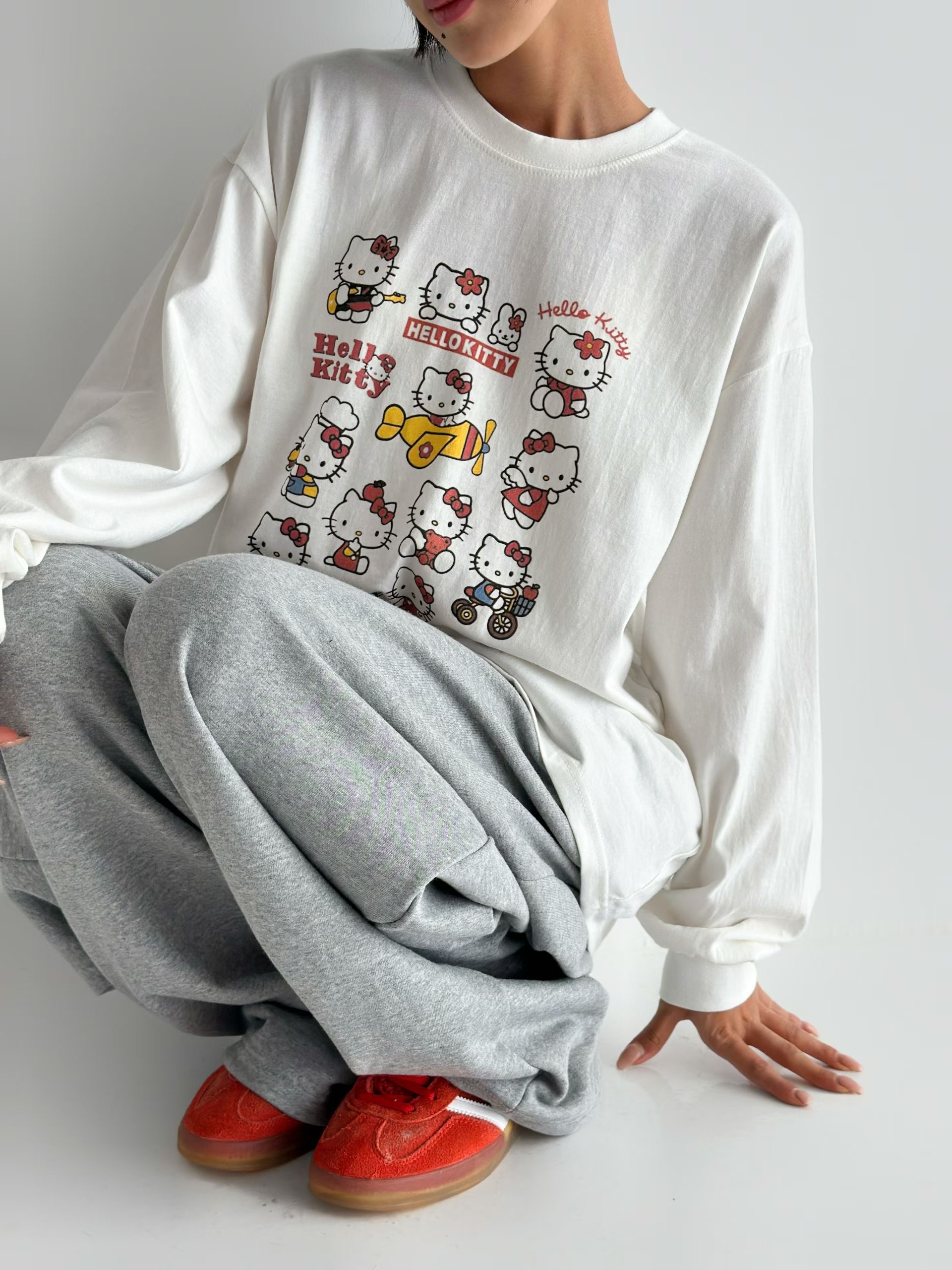 P.SHOP東大門代購女裝新品休閑熱賣職業時尚人氣長袖T恤P.SHOP長袖T恤