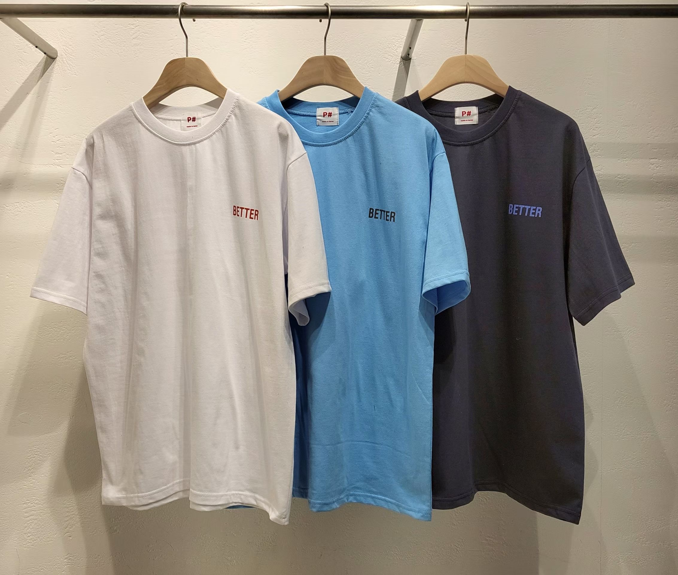 P.SHOP韓國代購女士新品26春夏職業時尚人氣推薦熱賣T恤P.SHOPT恤圖色2左二色