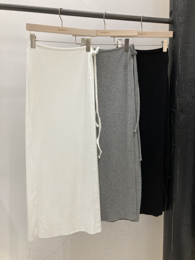 MOMENT韓國直郵實拍女士新品熱賣職業休閑時尚26春夏長裙MOMENT/RECOVER長裙