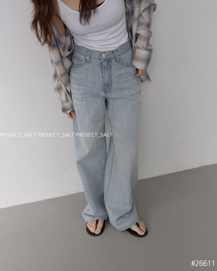 PROJECT SALT韓國直郵女裝新品26春夏牛仔褲PROJECTSALT牛仔褲