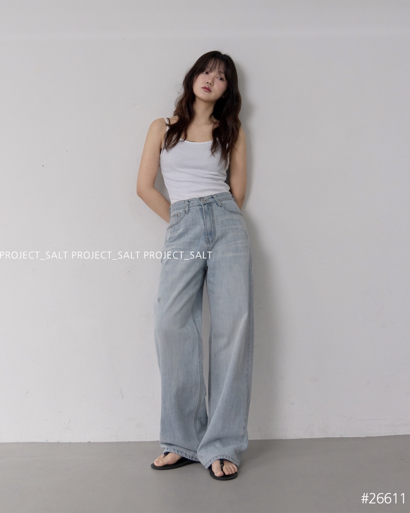 PROJECT SALT韓國直郵女裝新品26春夏牛仔褲PROJECTSALT牛仔褲