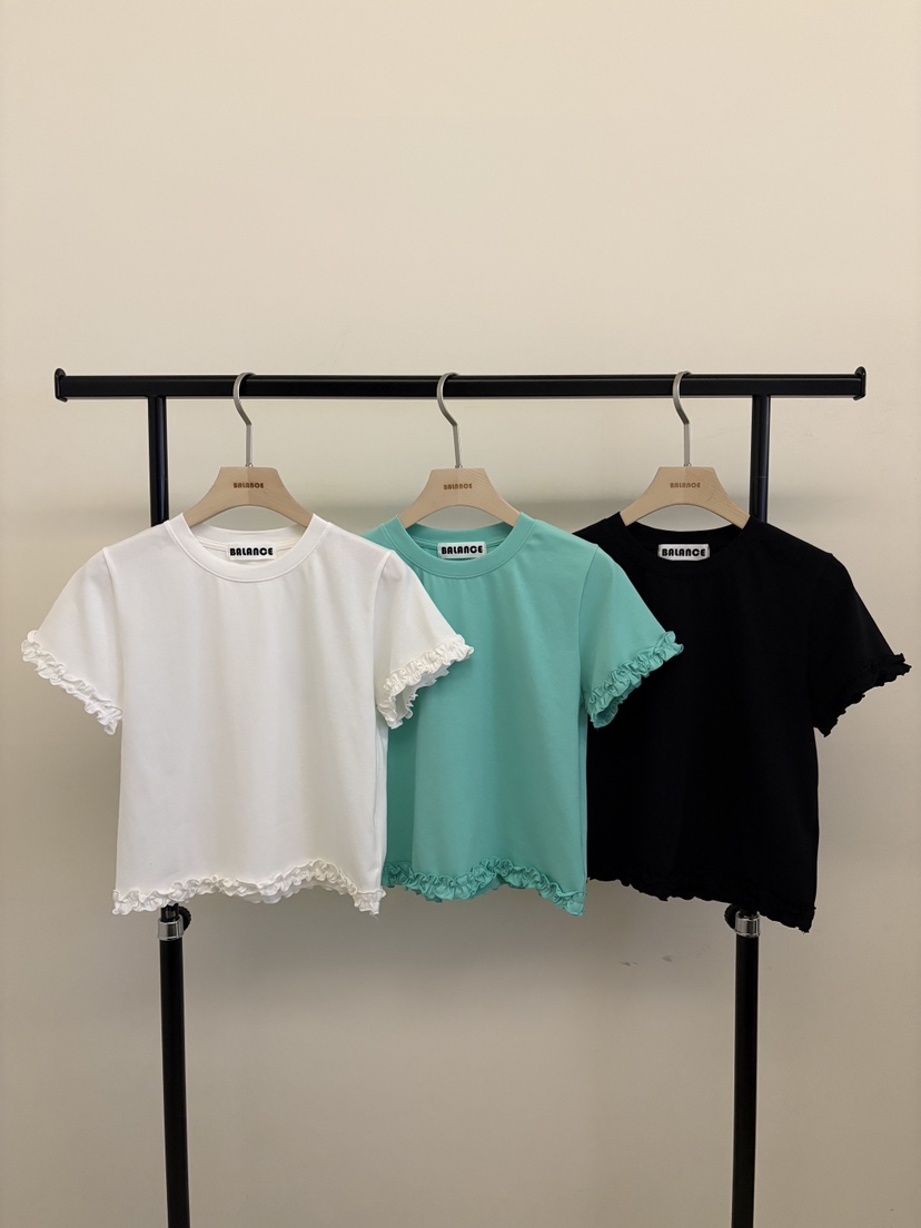 BALANCE韓國東大門直郵女裝新款26春夏推薦人氣職業時尚T恤BALANCET恤