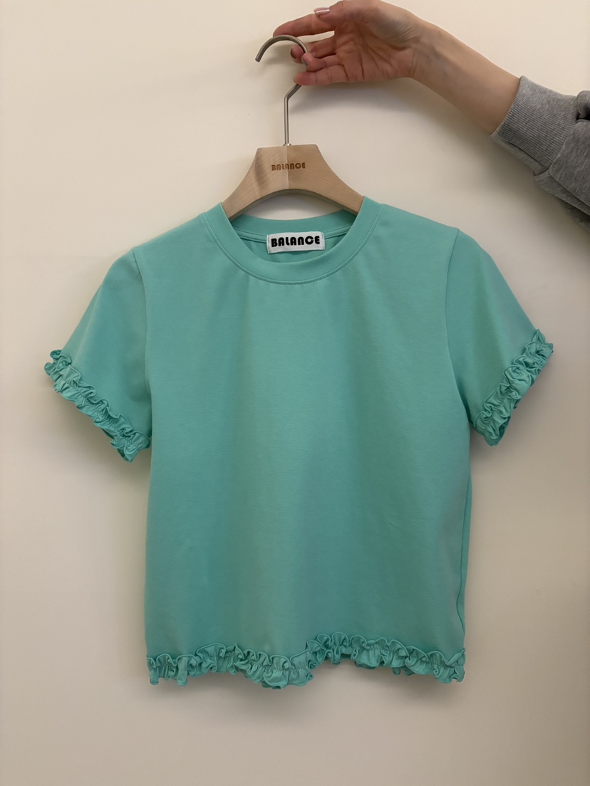 BALANCE韓國東大門直郵女裝新款26春夏推薦人氣職業時尚T恤BALANCET恤圖色2