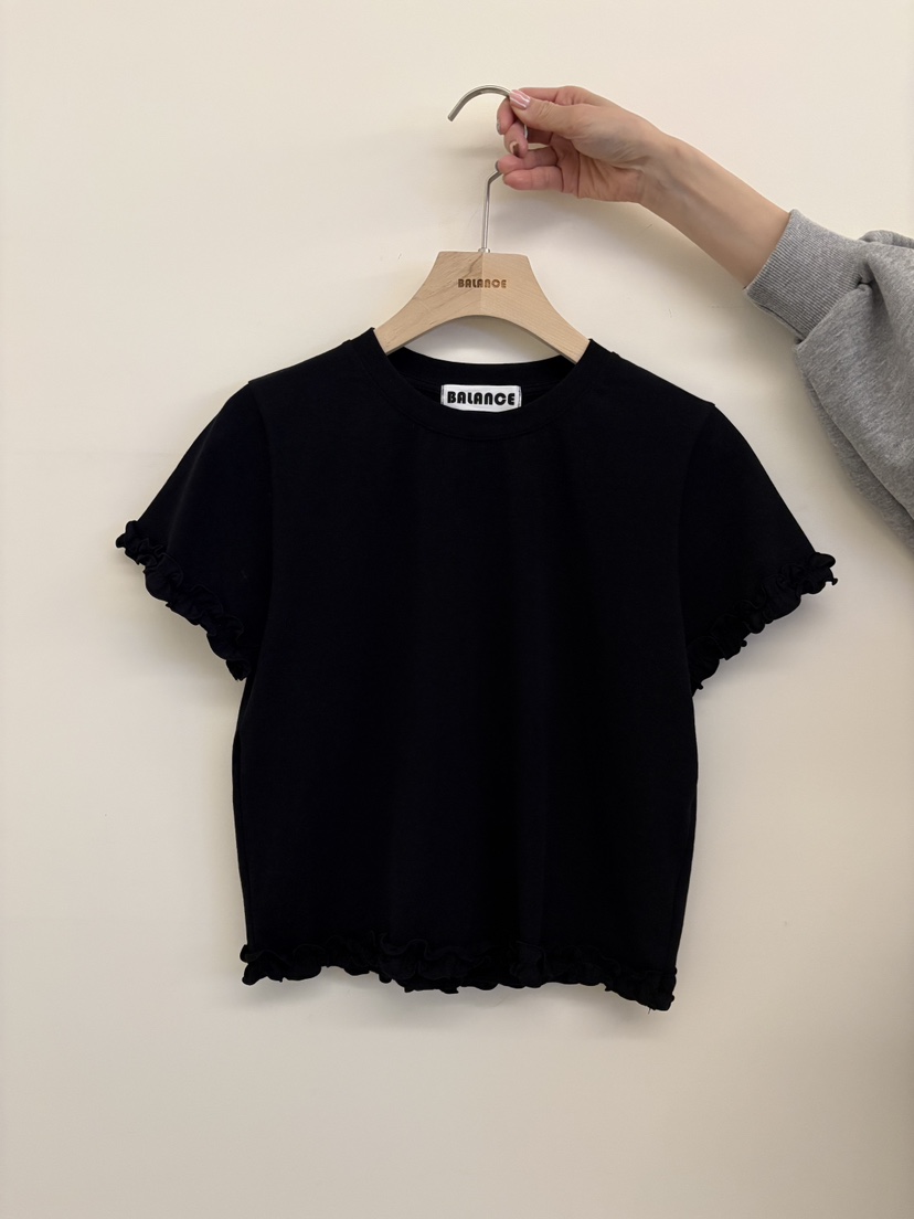 BALANCE韓國東大門直郵女裝新款26春夏推薦人氣職業時尚T恤BALANCET恤圖色3