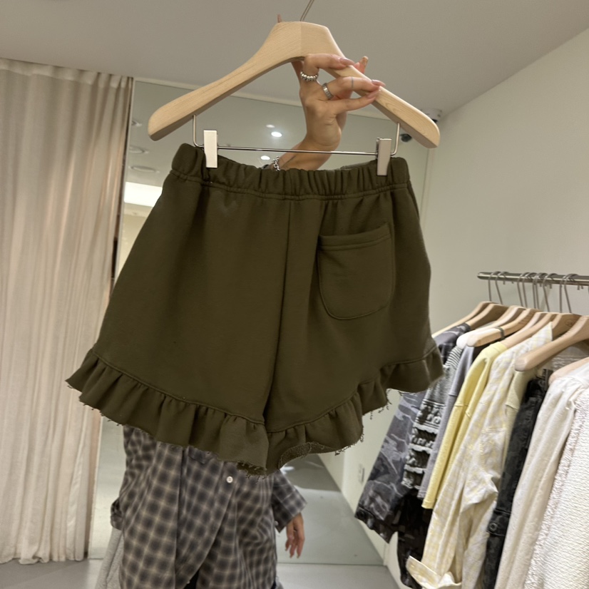 VAULT韓國直郵女士新品職業人氣推薦26春夏短褲不含腰包刺繡VAULT短褲