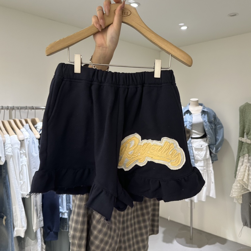 VAULT韓國直郵女士新品職業人氣推薦26春夏短褲不含腰包刺繡VAULT短褲圖色3