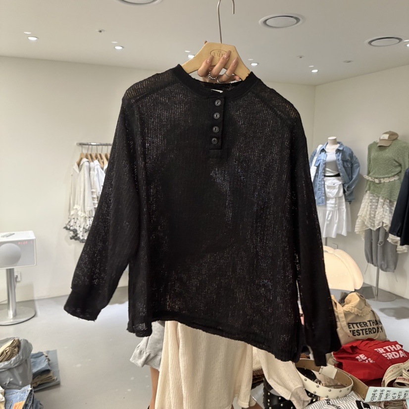 VAULT韓國東大門直郵女裝新款26春夏人氣時尚職業長袖T恤VAULT長袖T恤圖色2