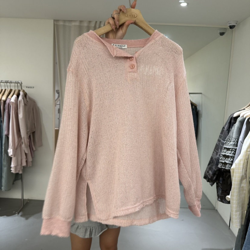 VAULT韓國東大門直郵女裝新款26春夏人氣時尚職業長袖T恤VAULT長袖T恤圖色3