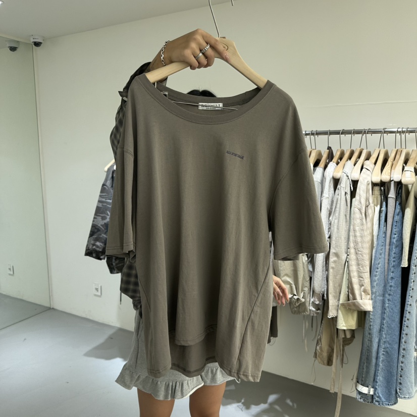 VAULT韓國東大門直郵女士新款人氣時尚26春夏熱賣休閑T恤VAULTT恤圖色4