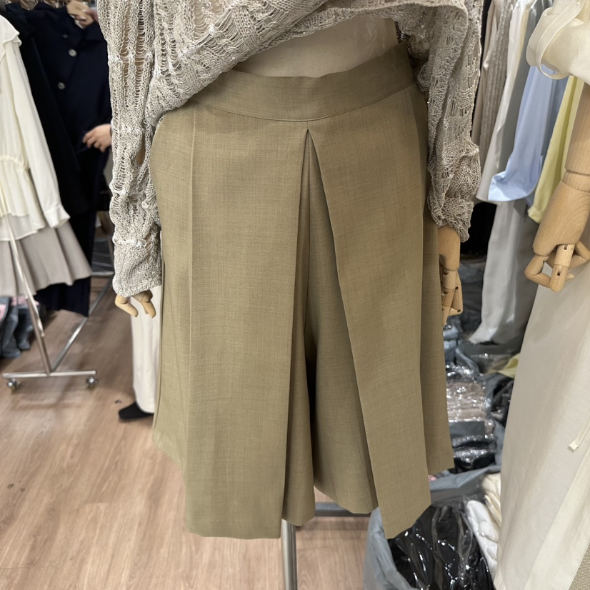 LEWIN韓國東大門直郵女士新款時尚推薦26春夏熱賣短褲褶裥LEWIN短褲圖色3