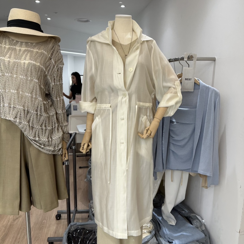 LEWIN韓國直郵實拍女士新品休閑職業熱賣推薦連衣裙天絲連帽LEWIN連衣裙圖色1白色