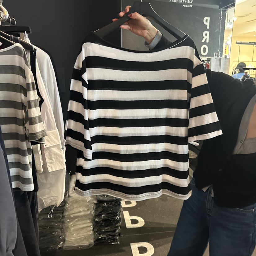 ELF-L韓國東大門直郵女士新品時尚職業推薦26春夏長袖T恤紗布PROJECT ELF/ELF-L長袖T恤