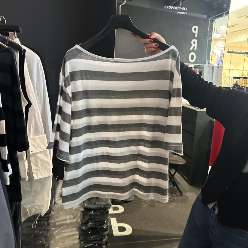 ELF-L韓國東大門直郵女士新品時尚職業推薦26春夏長袖T恤紗布PROJECT ELF/ELF-L長袖T恤圖色2