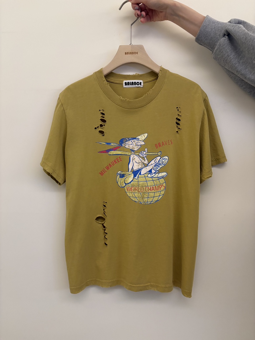 BALANCE韓國代購女士新品時尚推薦休閑26春夏職業熱賣T恤BALANCET恤圖色2