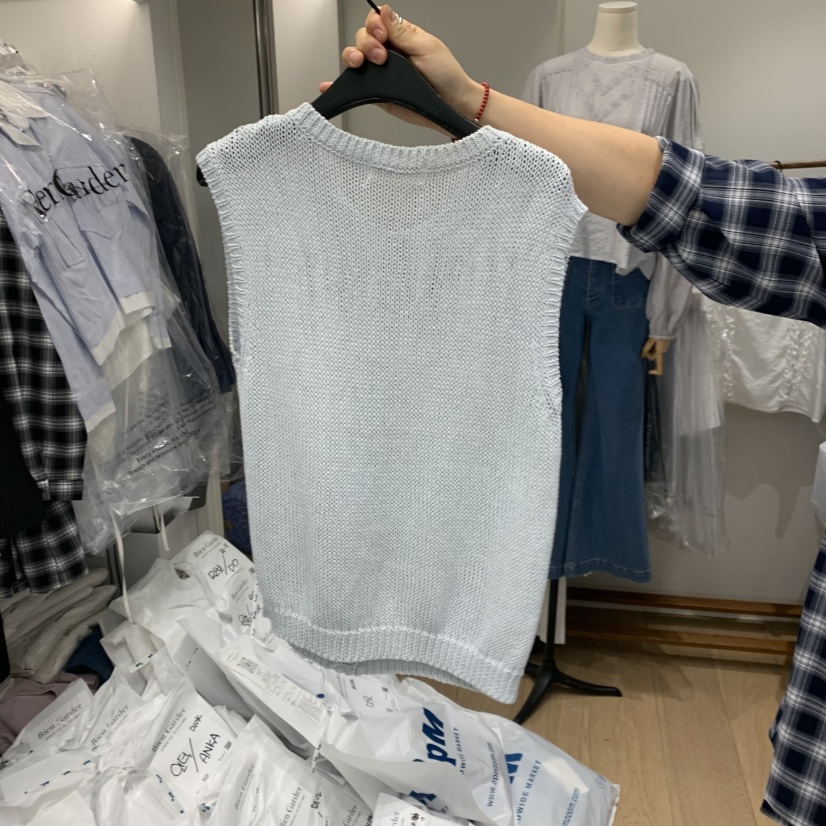 BIEN GARDER韓國直郵女裝新品26春夏休閑時尚推薦馬甲開衫BIEN GARDER馬甲