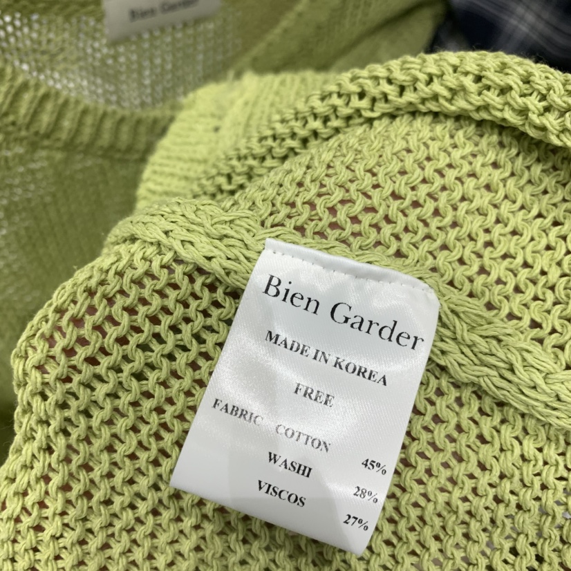 BIEN GARDER韓國直郵女裝新品26春夏休閑時尚推薦馬甲開衫BIEN GARDER馬甲